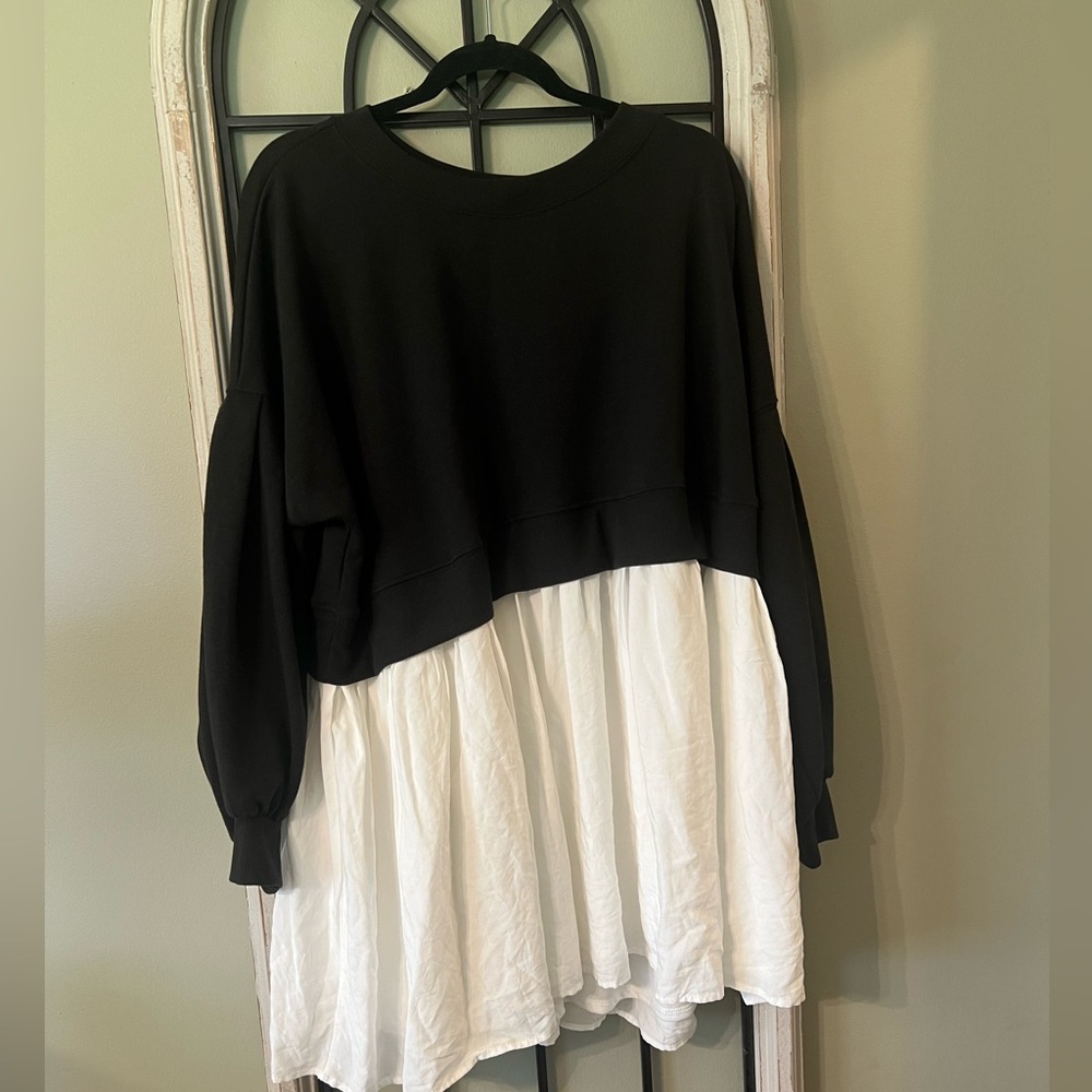 Black and White Women's dress